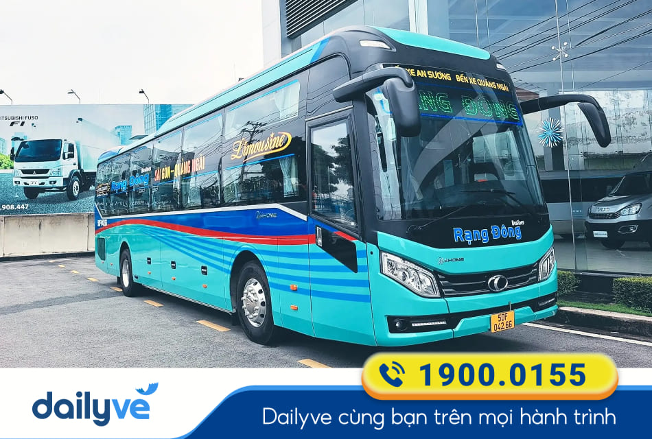 Nhà xe Rạng Đông Buslines từ Nha Trang đi Bến xe An Sương