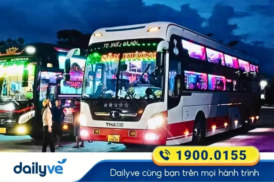 Nhà xe Sâm Hương từ Hà Tĩnh đi Thanh Hóa