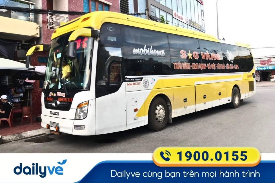 Nhà xe Sao Vàng từ Thái Bình đi SaPa
