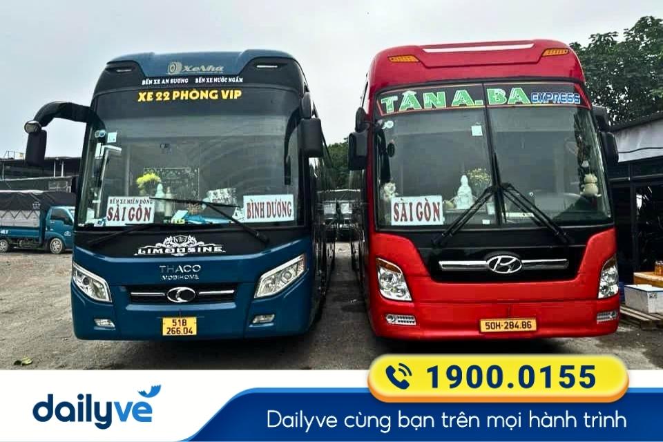 Nhà xe Tân Aba từ Hải Phòng đi Bình Định