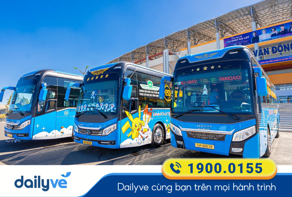 Nhà xe Tân Quang Dũng từ Huế đi Lâm Đồng