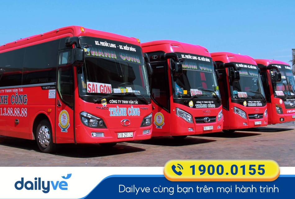 Nhà xe Thành Công từ Đồng Xoài đi Bến xe Miền Đông