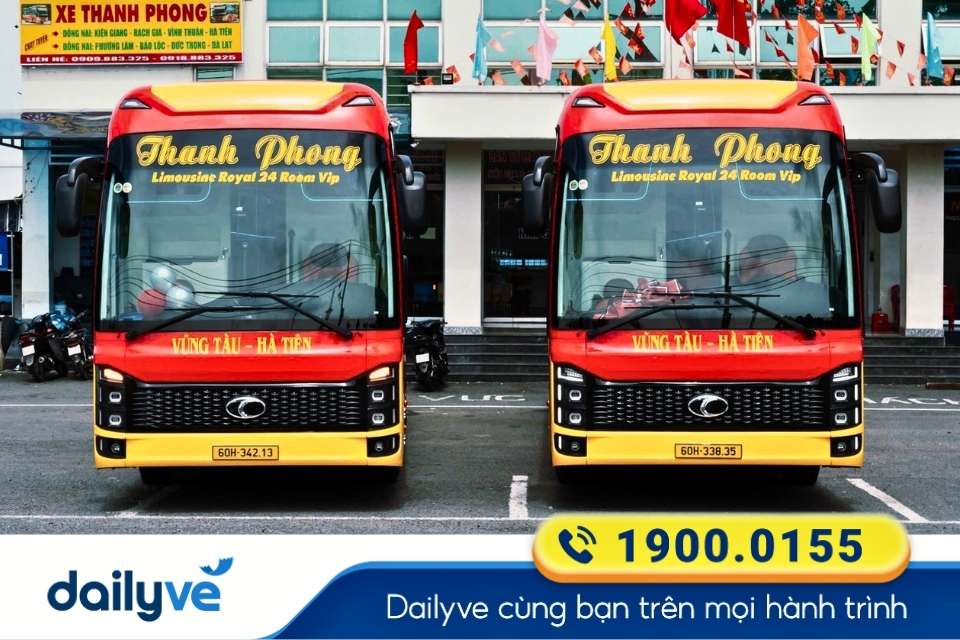 Nhà xe Thanh Phong từ Hà Tiên đi Vũng Tàu