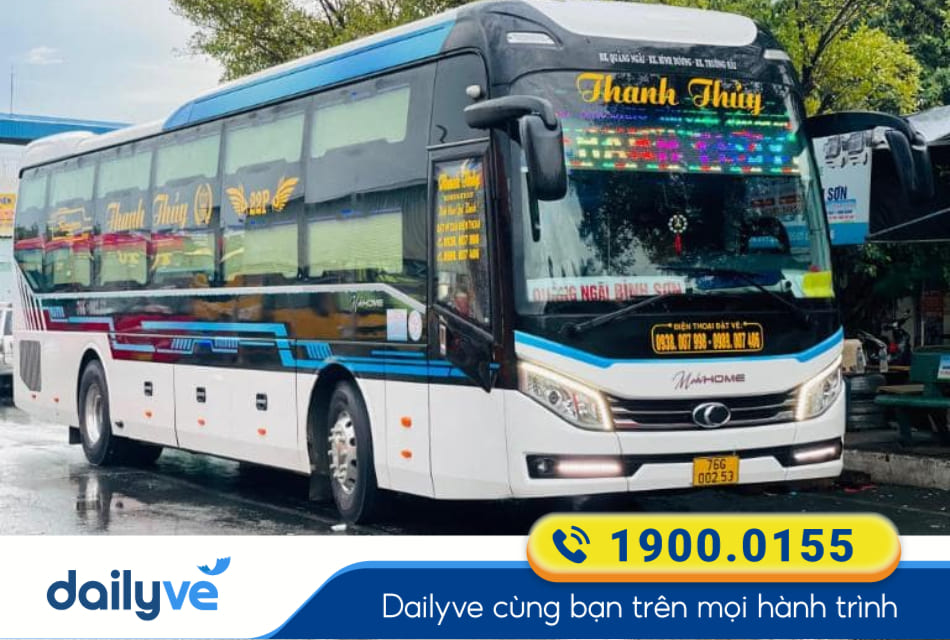 Nhà xe Thanh Thủy (Quảng Ngãi) từ Nha Trang đi Sông Cầu