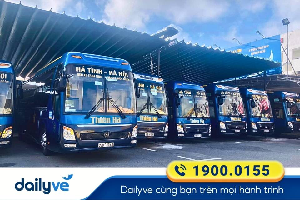 Nhà xe Thiên Hà Limousine từ Bến xe Nước Ngầm đi Hà Tĩnh