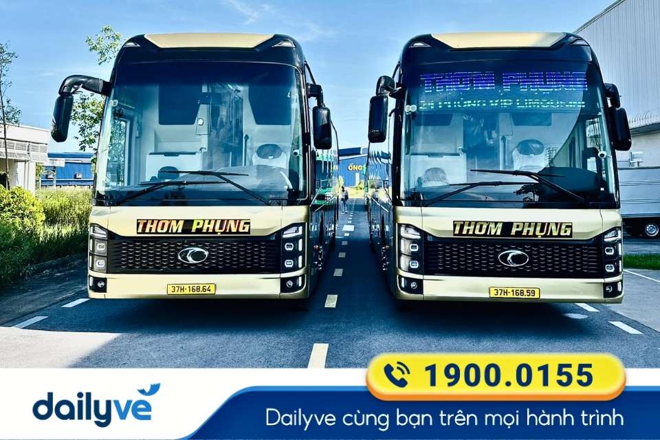 Nhà xe Thơm Phụng từ Hà Nội đi Tĩnh Gia