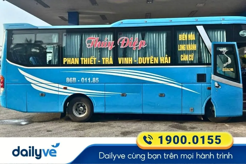 Nhà xe Thúy Điệp từ Cầu Ngang đi Sài Gòn
