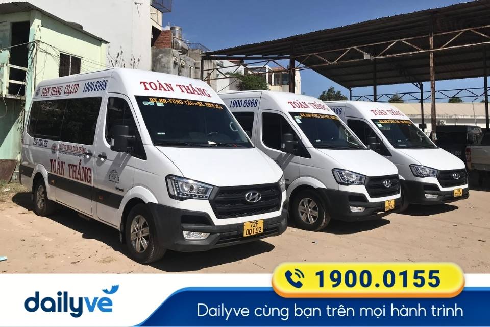 Nhà xe Toàn Thắng - Vũng Tàu từ Bến xe An Sương đi Vũng Tàu