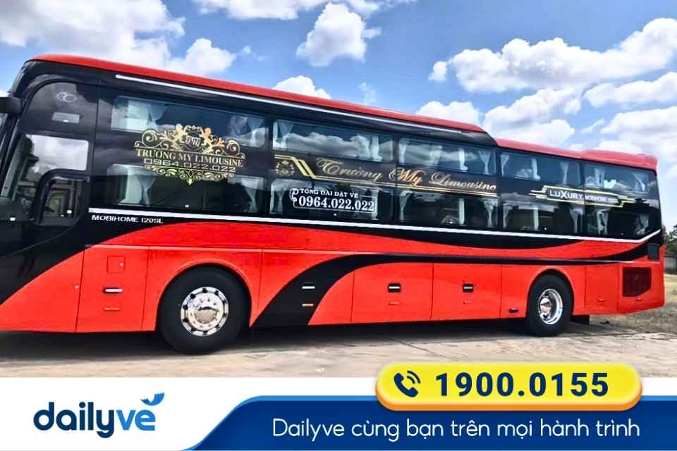 Nhà xe Trường My chạy tuyến từ Bến Tre đi Đắk Lắk