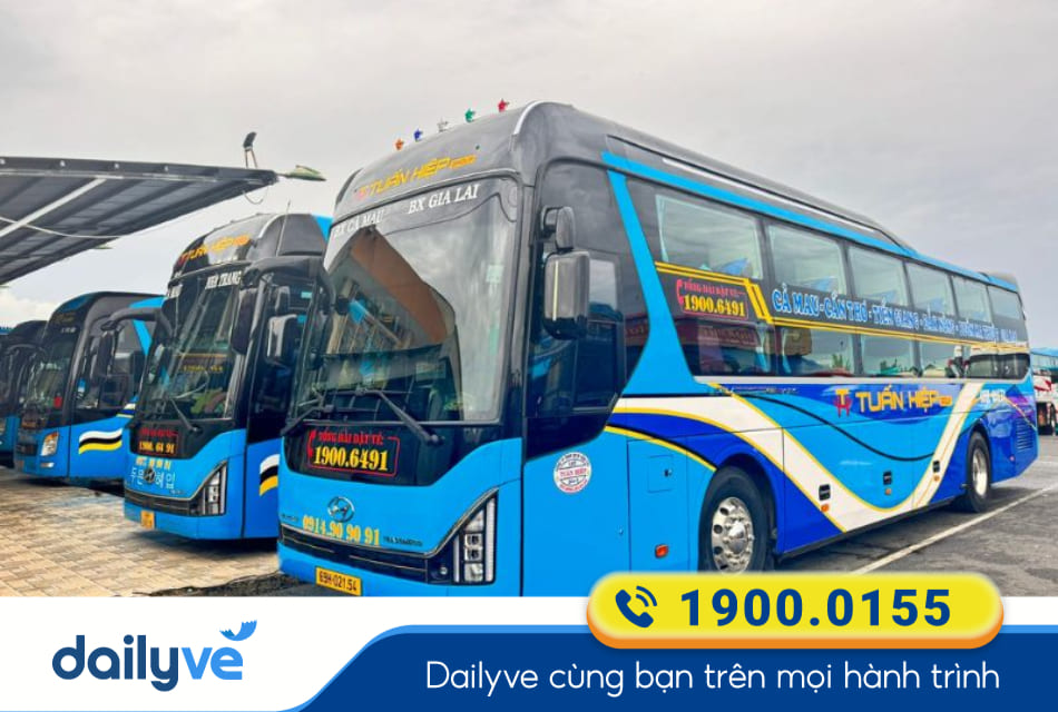 Nhà xe Tuấn Hiệp từ Đà Lạt đi Năm Căn