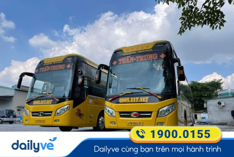 Nhà xe Tuấn Trung từ Quảng Ngãi đi Đắk Lắk