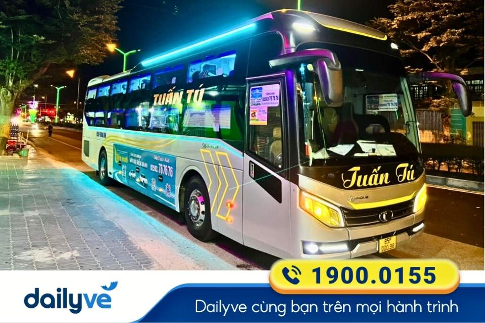 Nhà xe Tuấn Tú từ Phan Rang đi Bến xe An Sương