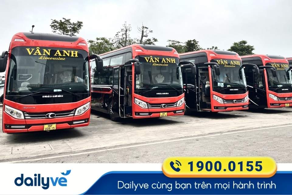 Nhà xe Vân Anh Limousine từ Hà Nội đi Tĩnh Gia