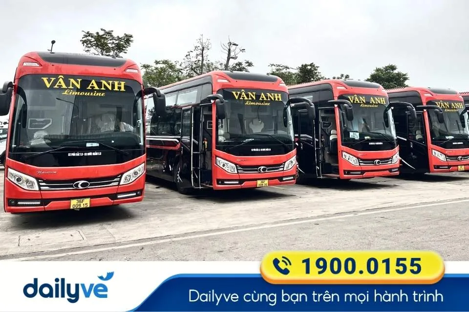 Nhà xe Vân Anh Limousine từ TRiệu Sơn đi Hà Nội