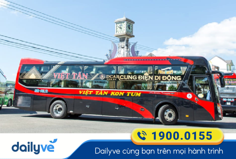 Nhà xe Việt Tân từ Kon Tum đi Huế