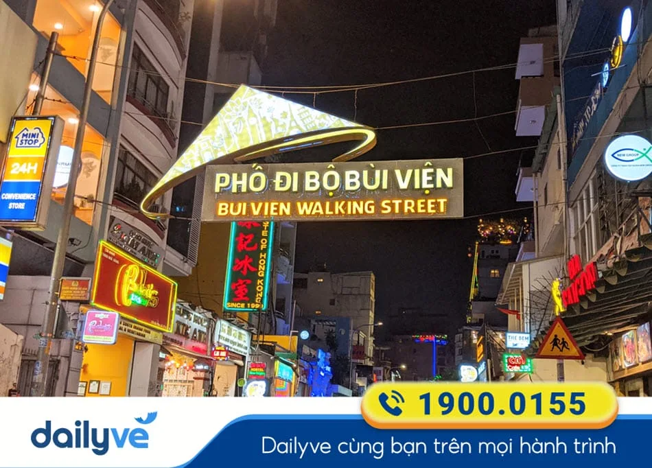 Phố đi bộ Bùi Viện - Địa điểm vui chơi nức tiếng tại Sài Gòn