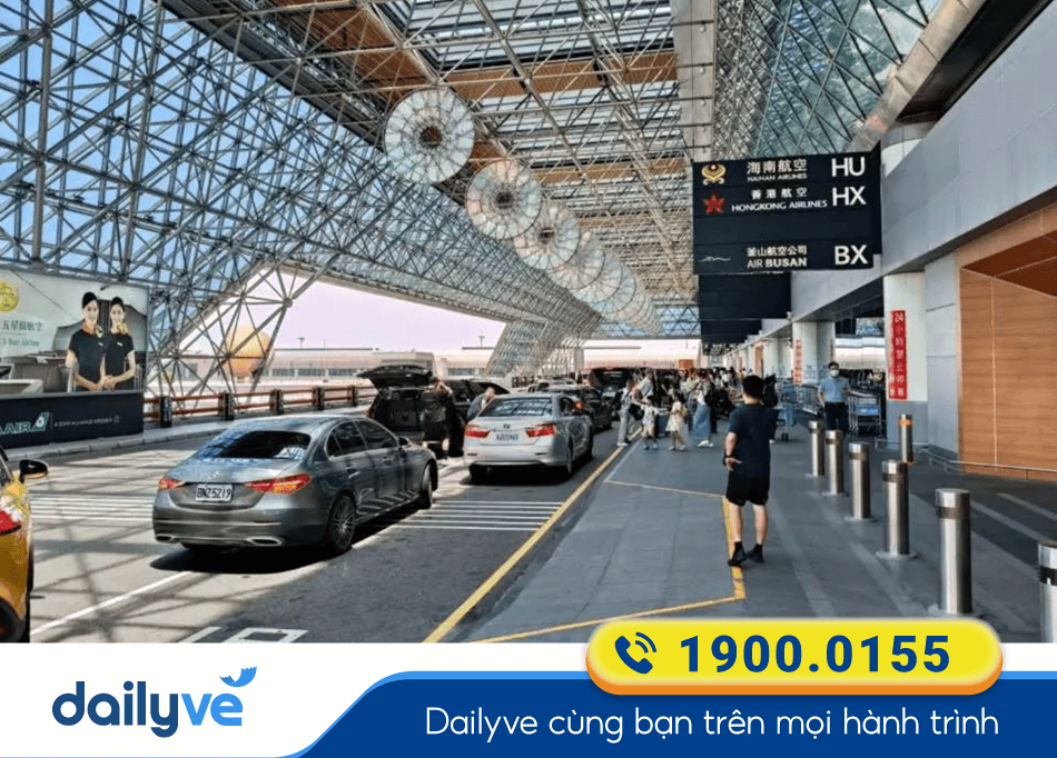 Phương tiện xe buýt đưa đón khách từ Sân bay Đào Viên