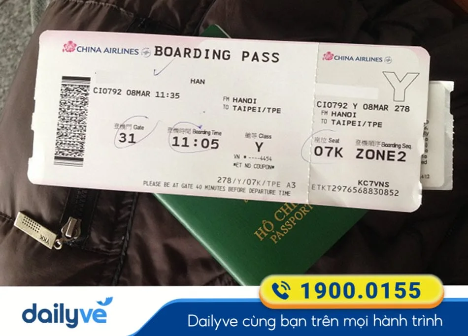 Vé máy bay Hà Nội đi Đài Loan