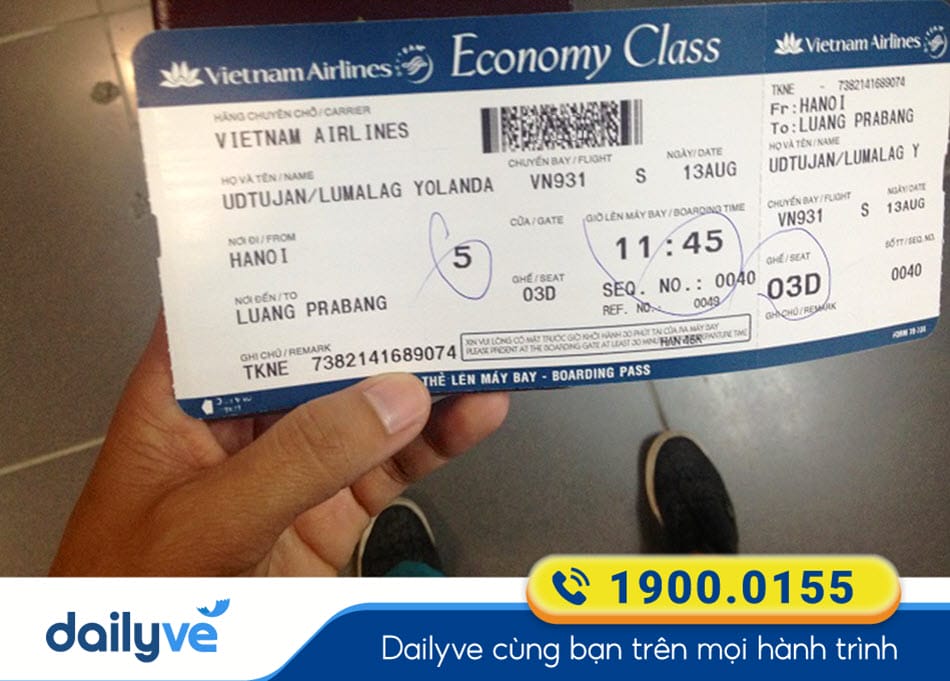 Vé máy bay Hà Nội đi Viêng Chăn