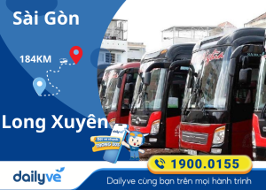 Vé xe Limousine từ Sài Gòn đi Long Xuyên