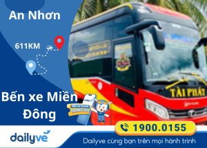 Vé xe An Nhơn đi Bến xe Miền Đông