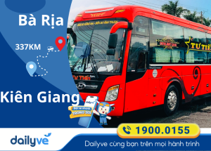 Vé xe từ Bà Rịa đi Kiên Giang