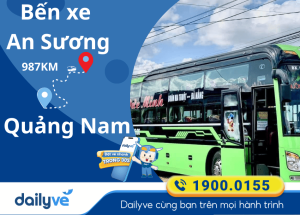 Vé xe từ Bến xe An Sương đi Quảng Nam