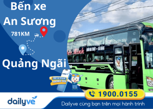 Vé xe từ Bến xe An Sương đi Quảng Ngãi