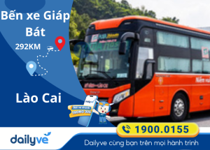 Vé xe Bến xe Giáp Bát đi Lào Cai
