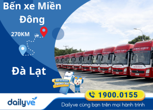 Vé xe từ Bến xe Miền Đông đi Đà Lạt
