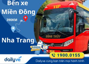Vé xe từ Bến xe Miền Đông đi Nha Trang