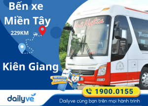 Vé xe từ Bến xe Miền Tây đi Kiên Giang