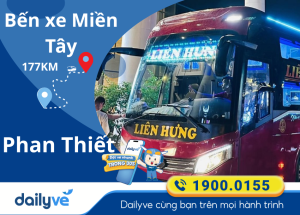 Vé xe từ Bến xe Miền Tây đi Phan Thiết