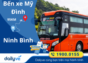 Vé xe từ Bến xe Mỹ Đình đi Ninh Bình
