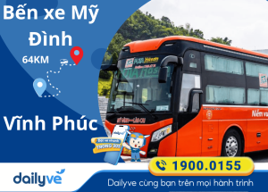 Vé xe từ Bến xe Mỹ Đình đi Vĩnh Phúc