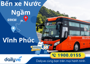 Vé xe từ Bến xe Nước Ngầm đi Vĩnh Phúc