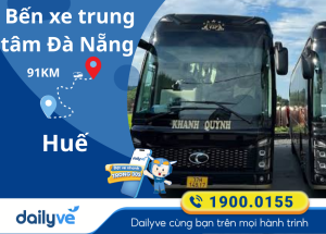 Vé xe từ Bến xe trung tâm Đà Nẵng đi Huế