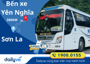 Vé xe từ Bến xe Yên Nghĩa đi Sơn La