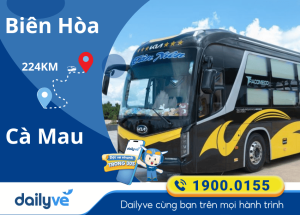 Vé xe từ Biên Hòa đi Cà Mau