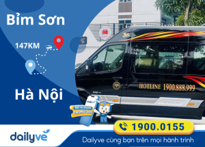 Vé xe từ Bỉm Sơn đi Hà Nội
