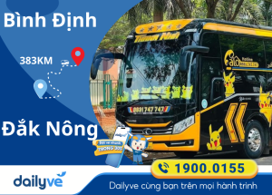 Vé xe từ Bình Định đi Đắk Nông