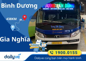 Vé xe từ Bình Dương đi Gia Nghĩa