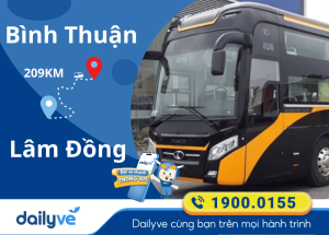 Vé xe từ Bình Thuận đi Lâm Đồng