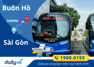 Vé xe từ Buôn Hồ đi Sài Gòn