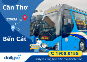 Vé xe từ Cần Thơ đi Bến Cát
