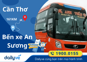 Vé xe từ Cần Thơ đi Bến xe An Sương