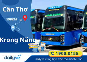 Vé xe từ Cần Thơ đi Krong Năng