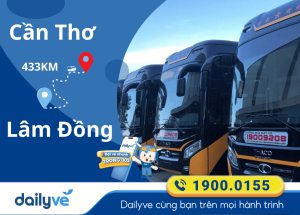 Vé xe từ Cần Thơ đi Lâm Đồng