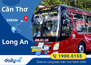Vé xe từ Cần Thơ đi Long An
