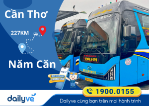 Vé xe từ Cần Thơ đi Năm Căn